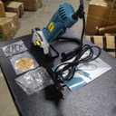 Enventor Mini Circular Saw, 4.8A Electric Circular Saws Corded with Laser Guide, 4000RPM, 3 Saw Blades 3-3/8" Max Cutting Depth 1-1/16", Compact, Power for Wood, Soft Metal, Tile, Plastic