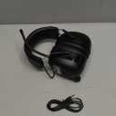 BJKing AM/FM Radio Headphones with Digital Display, 30dB AM FM Hearing Protection Safety Ear Muff, Ear Protection Headphone for Mowing, Landscaping, Shooting and Construction-Black