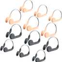 12 Pieces Swimming Nose Plug Metal Swim Nose Clip for Adult Training Swimming Beginners