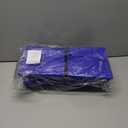 Extra Large Moving Bags - 6-Pack Heavy Duty Storage Duffel - Sturdy Backpack Straps Handles, Zippers - Reusable Moving Storage Bags for Clothes - Folding Collapsible Storage Tote Bag Set  Blue