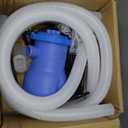 DeeprClean 300GPH Pool Filter Pump for Small Above Ground Pools, Promoted Water Circulation & Filtration, Fits Type-I Filter Cartridge,ETL Certified Small Pool Pump with GFCI for Safe Protection -Blue