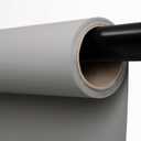 Kate Seamless Paper Backdrop for Photography Light Gray Photo Backdrop Paper (53''x16.4' Pursuit Grey)