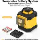 Rotary Laser level Kit, 360 Degree Self-leveling Laser Level