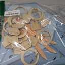 Foilswirl 28 Pcs Bridal Shower Game Ring Toss Bridal Shower Game Set Include 1 Diamond Board 15 Wooden Diamond Rings 12 Hooks for Wedding Engagement Bachelorette Party Favors