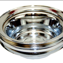 Double-Groove LWP Crankshaft Pulley Chrome 8957