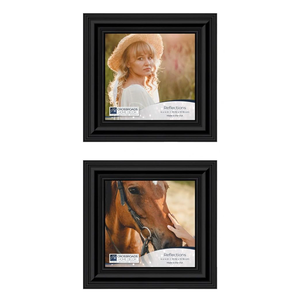 Home Décor Picture Frame Set, Multi Pack, 4-4x4, for Instagram Photo Wall Gallery or Tabletop Display Use Frames for Collage Sets with Your 4x4 Picture Frame - Black