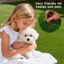 Artificial Grass Indoor Outdoor Turf Rug,4Ft x 6Ft Soft and Durable High Density Realistic Fake Grass Carpe,Pet-Friendly,Perfect for Patio,Lawn,Balcony,Weddings Photoshoot Backdrop