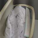 20ft×15ft White Backdrop Curtain for Wedding Parties, 4 Panels Wrinkle Free 15 FT Long Polyester Photo Backdrop Drapes Back Drop Cloth for Birthday Photography Background