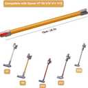 Replacement Wand Tube for Dyson Stick V15 V11 V10 V8 V7 Vacuum Parts, Extension Vacuum Replacement Parts, 28.7 In (Gold)