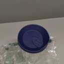 Tervis Clear & Colorful Lidded Made in USA Double Walled Insulated Tumbler Travel Cup Keeps Drinks Cold & Hot, 24oz, Blue Lid, 1 Count (Pack of 1)