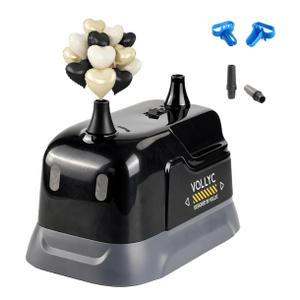 Balloon Pump Electric, Dual Nozzle Balloon Inflator Air Pump, Fast & Easy Inflation for Party Decorations, Birthday, Wedding, Baby Shower – Lightweight, Portable Balloon Blower Machine