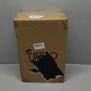 TIPGO Bathroom Trash Can with Lid, 10 Liter/ 2.6 Gallon Slim Garbage Can, Small Trash Bin Waste Basket with Pop-Up Lid for Kitchen, Bedroom, Living Room, Office (Black)