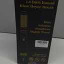 Round Hair Blow Dryer Brush - 1.2 Inch Ceramic Barrel Hair Dryer Brush for Short/Middle Hair, One Step Hair Drying, Volumizing, Straightening and Styling(Yellow-Black, 1.2 Inch)