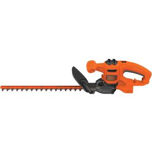 BLACK+DECKER Electric Hedge Trimmer, 17-Inch Corded 3.2 Amp, Dual Action, Reduced Vibration, Cleaner Cut, Lightweight, 3800 Cuts per Min (BEHT150)