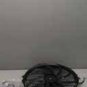 BLACKHORSE-RACING 16" 16 inch Electric Radiator Fan High 3000 + CFM Thermostat Wiring Switch Relay Kit Black