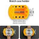 Watch Battery Replacement Tool Kit with Watch Back Remover Holder, Spring Bar, Tweezers, Watch Repair Tools & Kits for Watch Back Removal Battery