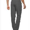 LINLANG EN Mens Cargo Pants Water Resistant Lightweight Quick Dry Work Pants Travel Fishing Climbing Outdoor Hiking Pants Dark Grey 40