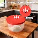 6 QT Silicone Bowl Liners for KitchenAid Mixers (3-Piece Set) - Adjustable Fermentation Hole Lid