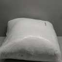 SNUG&COZY Luxury Goose Down Feather Pillow Inserts - 22x22IN, Double Layered Down-Proof Design, Ultra-Soft Cover, High Fill Weight, Pack of 2, White