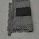 Alynsehom Macrame Table Runner Grey Boho Table Runners with Tassels Hand Woven Cotton Table Runner Rustic Farmhouse Table Runners for Bohemian Kitchen Dining Table(12x36in)