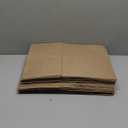 Mesha 100Pcs Paper Grocery Bags 12 x 7 x 17 Inches Bulk, Heavy Duty 60 Lbs Kraft Brown Paper Bag, Large Grocery Kraft Sacks -Takeout, Restaurant, Retail, Shopping