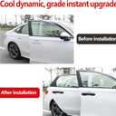 Door Handle Covers Trim Compatible with 11th Gen Civic Accessories, for Honda Civic 2022 2023 2024 2025, Accord/CR-V/HR-V 2023 2024 2025 with Smart Auto Lock - Glossy Black Car Decoration