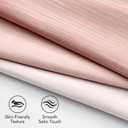 MIULEE Ombre 100% Blackout Curtains, Pink and Greyish White Full Room Darkening Thermal Insulated 84 Inches Long Drapes for Kids Bedroom/Living Room Grommet Window Treatments Modern 52Wx84L, Set of 2