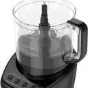 BLACK+DECKER 3-in-1 Easy Assembly 8-Cup Food Processor, Stainless Steel S-Blade, Easy-Clean, Touchpad Controls Black