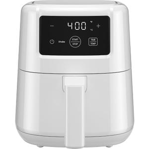 CHEFMAN 2 Qt Mini Air Fryer Digital Space-Saving Compact Air Fryer with Nonstick and Dishwasher Safe Basket, Quick & Easy Meals in Minutes, Features Digital Timer and Shake Reminder White, 2 Quart