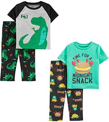 Simple Joys by Carter's Boys' 4-Piece Poly Pajamas 2T