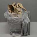 4Pack Large Stackable Kitchen Storage Drawers, Clear Foods Organizer Bins with Handles, Easily Assemble for Bathroom, Kitchen, Pantry, Cabinet, Closet (XL-Down Handle)