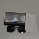 HIBLOKS 2Pcs Polarized Clip for Ray-Ban Meta Wayfarer RW4008 & Gen 2 RW4012 Large (53-22), Discoloration Clip-on Compatible with Meta Wayfarer Gen 2 Protect Your Eyes, Cool and Fashion (Black+Green)