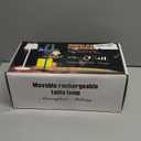 IMQSQIK 2Pack Cordless Table Lamps USB Rechargeable Simplicity Desk Lamp Built-in 4600 mAh Battery LED Battery Operated lamp with Touch Control Table lamp - Bedroom/Desk/Reading/Patio (Apricot)