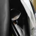 COLAMY Bar Stools Set of 4, Modern Swivel Bar Chairs, Adjustable PU Leather Upholstered Barstools Counter Height with Full Backrest for Bar, Dining Room, Kitchen Island, Black