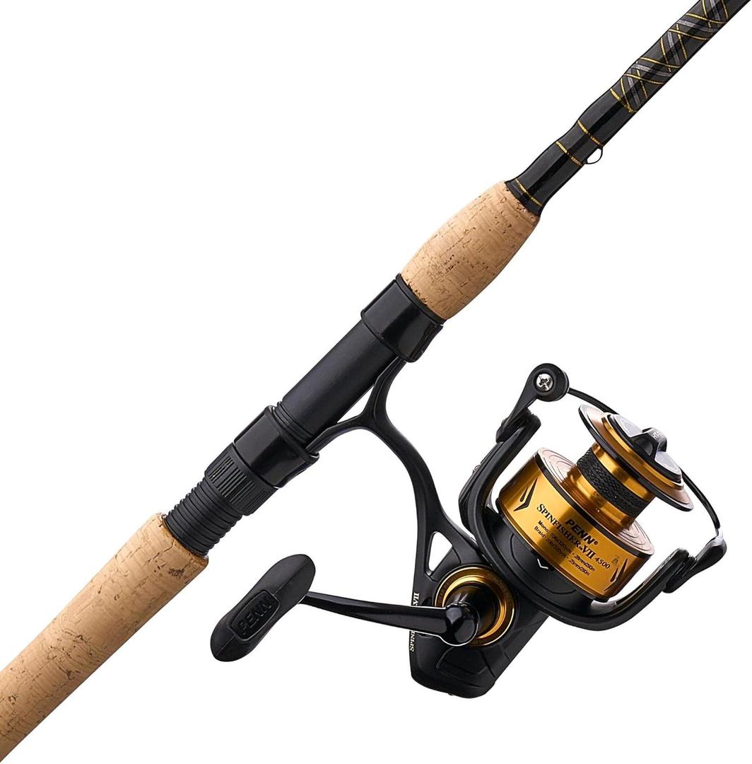 Penn Spinfisher VII Spinning Reel and Fishing Rod Combo