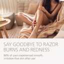 Philips Lady Shaver Series 6000 - Cordless, Wet & Dry Electric Shaver, 3-Blade Shaving System, for Legs, Body & Bikini, 80 Mins. Runtime, Model BRL137/00 (Shaver + 3 Accessories (Trimmer & Combs))