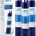 GOLDEN ICEPURE RFC6600A Compatible with 4396841 Refrigerator Water Filter, EDR3RXD1, KAD3RXD1, WHR3RXD1, 4396841, 4396710, Filter 3, 46-9083,46-9030