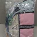 Boulder Bee Lacrosse Backpack with Stick Holders, Field Hockey Bag, Lacrosse Gift for Women (Blue & Pink)