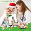 Baby Musical Bunny Toy Dancing Crawling Tummy Time Toys, Light Up Infant Toys 0-3-6 6-12 12-18 Months Birthday Gifts for 1 Year Old Boy Girl Learning Baby Basket Stuffers