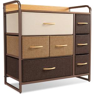 CubiCubi Dresser Organizer with 7 Drawer, Furniture Storage