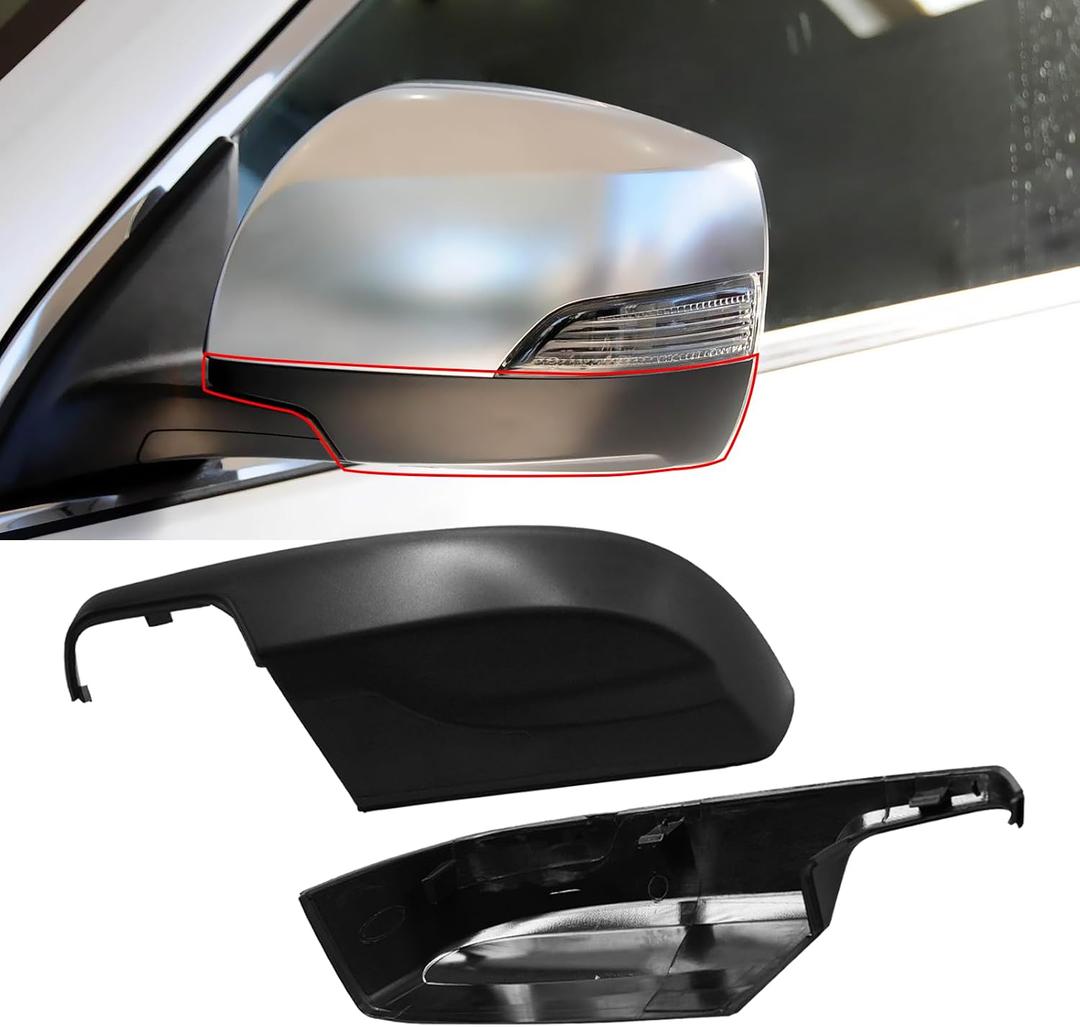 Yumzeco 1PC Compatible with Mirror Bottom Cover Subaru Forester/Crosstrek/Legacy/Outback/Impreza, Replace for 91054AJ230 Driver Side Mirror Lower Cover Replacement-Left