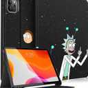 Besoar Cute Case Cute Case for iPad Pro 11/Air4/Air5/Air11 - for Women Girls Kids Teen Cartoon Kawaii Pattern Design Kickstand Fashion Cover, Black