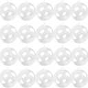 Kingrol 20 Pack 4-Inch Clear Plastic Fillable Ornaments Ball, for Christmas, Wedding, Party, Home Decor