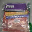 Crweety 50PCS Organza Bags 8x12 Large Gift Bags Multicolor, Mesh Bag Drawstring Pouches for Jewelry Candy Treat Sachet Party Favor, Sheer Goodie Bag for Birthday Wedding Baby Bridal Shower Graduation, 1 Count