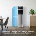 Brio Water Cooler Base for Brio 320, 420, 520 and Moderna 720 Series | Adds 9.5" height to your exisiting water dispenser machine | matching Stainless Steel