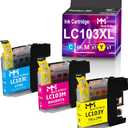 MM MUCH & MORE Compatible Color Ink Cartridge Replacement for Brother LC-103XL LC103XL LC103C LC103M LC103Y to Use for DCP-J152W MFC-J245 MFC-J285DW (Cyan, Magenta, Yellow)
