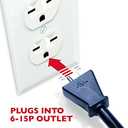 NEMA 6-15P to C13 Power Cord - 3ft, 250V 14AWG 15A Heavy Duty Cable for Bitmain Antminer, U/L Certified