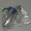 Tervis Clear & Colorful Lidded Made in USA Double Walled Insulated Tumbler Travel Cup Keeps Drinks Cold & Hot, 16oz, Blue Lid