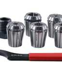 New Lathe ER32 Woodworking Dowel Collet Chuck System 1/4 3/8 1/2 5/8 3/4 USA