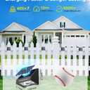 KOOPER Solar Fence Lights Outdoor Waterproof 10 Pack, Solar Fence Lights with Ultra-Bright LED Lens, 10 Modes & 9 Colors Outdoor Solar Lights for Fence, Backyard, Railing, Patio, Wall, Step, Deck